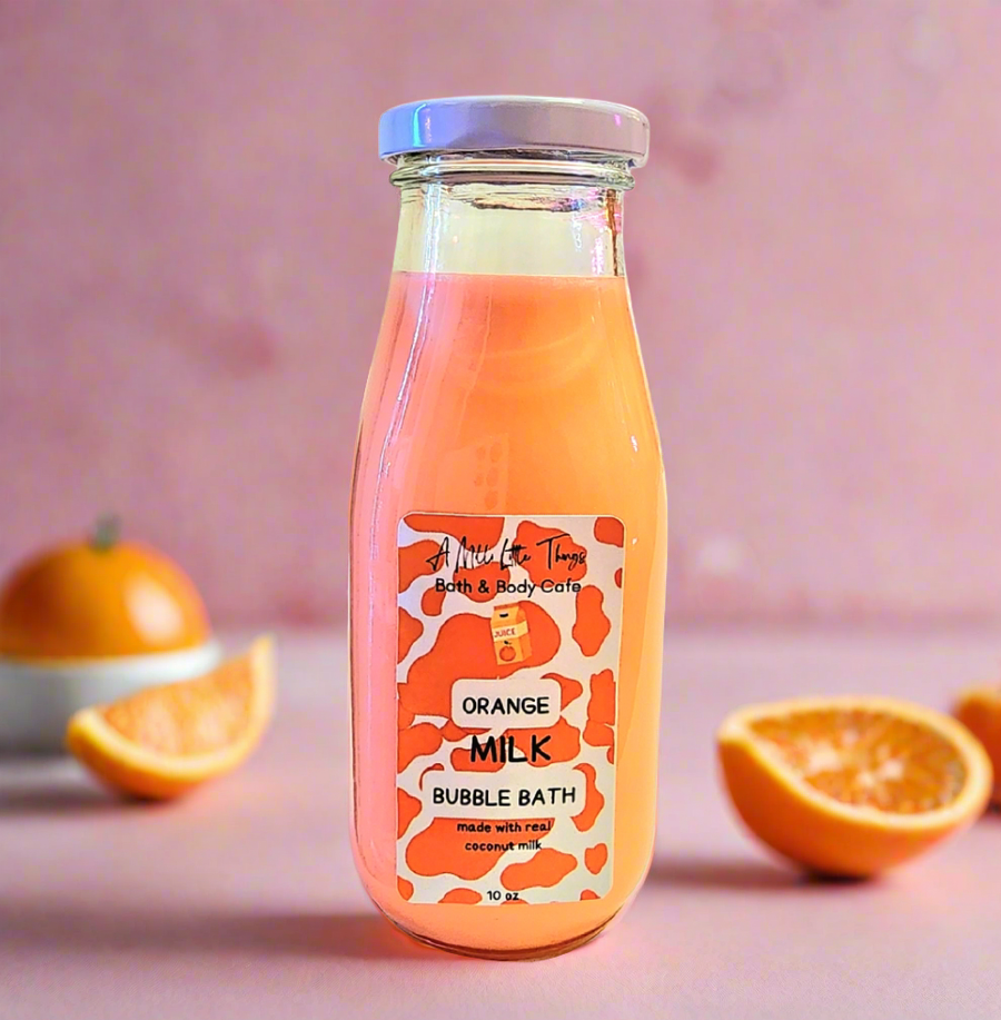 Orange Bubble Milk